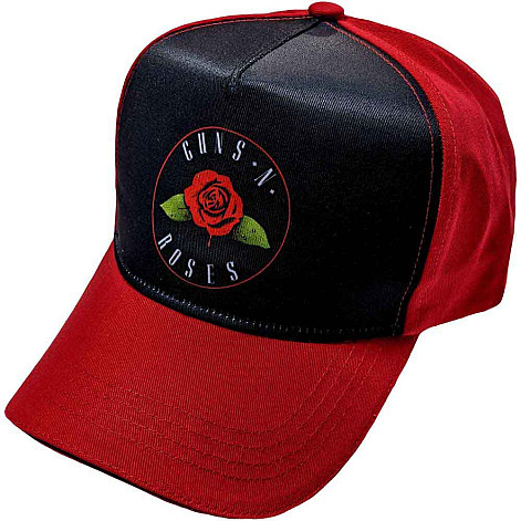 Guns N Roses snapback, Rose Red & Black, unisex