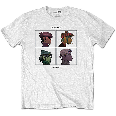 Gorillaz t-shirt, Demon Days White, men´s