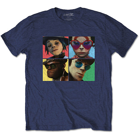 Gorillaz t-shirt, Humanz Navy Blue, men´s