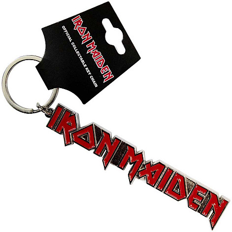 Iron Maiden keychain 100 x 20 mm, Logo With Tails