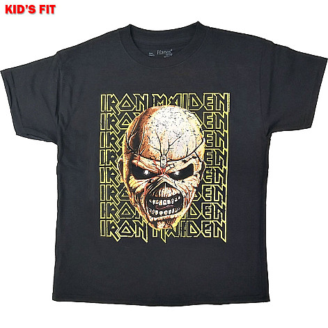Iron Maiden t-shirt, Big Trooper Head Black Kids, kids