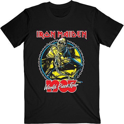 Iron Maiden t-shirt, World Piece Tour '83 V.2. Black, men´s