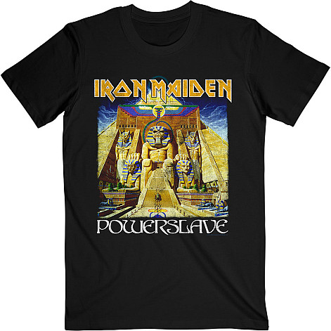 Iron Maiden t-shirt, Powerslave World Slavery Tour BP Black, men´s