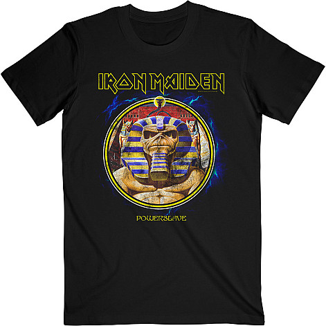 Iron Maiden t-shirt, Powerslave Mummy Circle Black, men´s