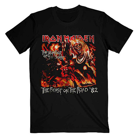 Iron Maiden t-shirt, NOTB The Beast On The Road Vintage Black, men´s