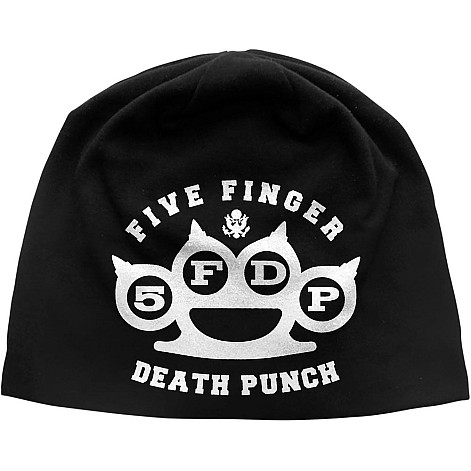 Five Finger Death Punch beanie cap, FFDP Logo