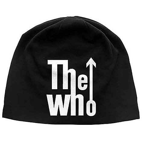 The Who winter bavlněný beanie cap, Logo Black, unisex