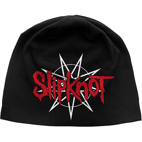 Slipknot winter bavlněný beanie cap, Nine Pointed Star Black