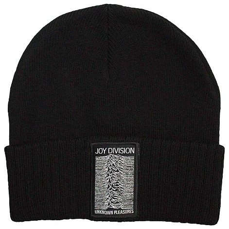 Joy Division winter bavlněný beanie cap, Unknown Pleasures Black, unisex