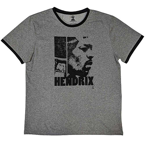 Jimi Hendrix t-shirt, Let Me Live Ringer Grey, men´s