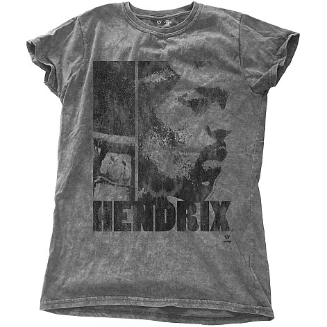 Jimi Hendrix t-shirt, Let Me Live Snow Wash, ladies