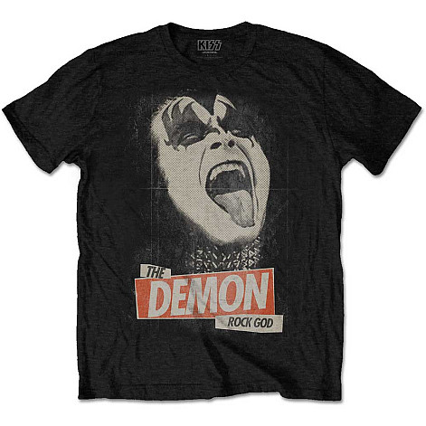 KISS t-shirt, The Demon Rock Black, men´s