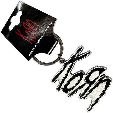 Korn kovová keychain 45x45 mm, Logo Zinc