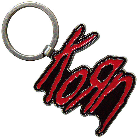 Korn kovová keychain 45 mm, Red Logo