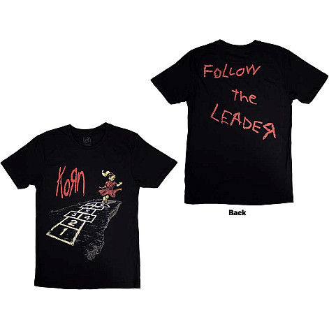 Korn t-shirt, Follow The Leader Hopscotch BP Black, men´s