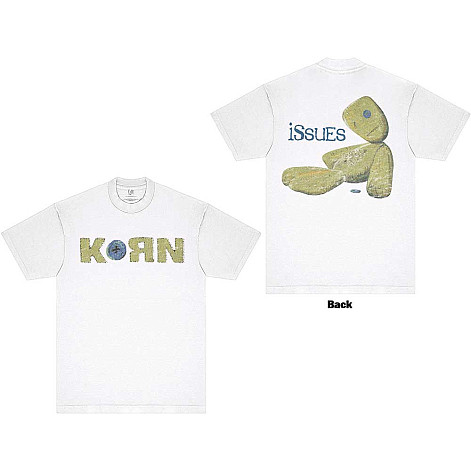 Korn t-shirt, Doll Issues BP White, men´s