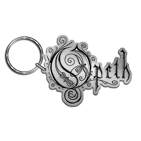 Opeth kovová keychain, Logo