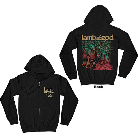 Lamb Of God mikina, Ashes of the Wake Album Cover Zipped BP Black, men´s