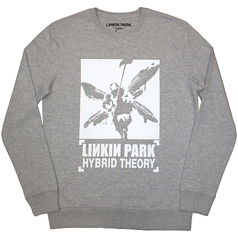 Linkin Park mikina, Sweatshirt Soldier Hybrid Theory Grey, men´s