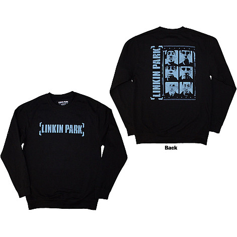 Linkin Park mikina, Sweatshirt Meteora Portraits BP Black, men´s