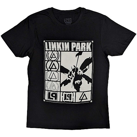 Linkin Park t-shirt, Logos Rectangle Black, men´s