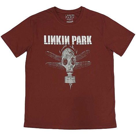 Linkin Park t-shirt, Gas Mask Red, men´s