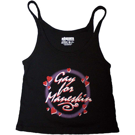 Maneskin tank top, Gay For Maneskin Black, men´s