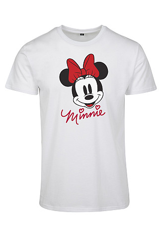 Mickey Mouse t-shirt, Minnie Mouse Girly White, ladies