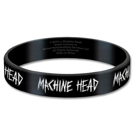 Machine Head silikonový bracelet, Logo