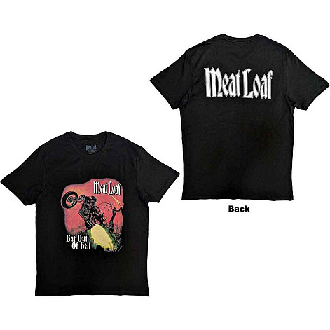 Meat Loaf t-shirt, Bat Out Of Hell Cover Black, men´s