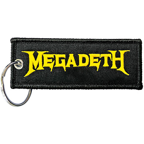 Megadeth keychain, Double Sided Patch Logo