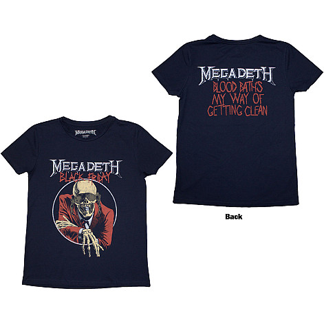 Megadeth t-shirt, Black Friday BP Navy Blue, ladies