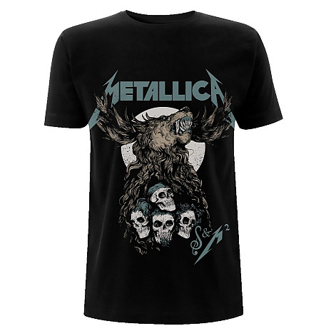 Metallica t-shirt, S&M2 Skulls Black, men´s