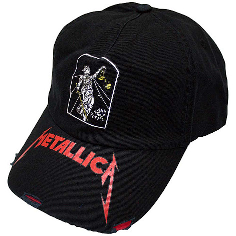 Metallica snapback, And Justice For All Tombstone Black, uni