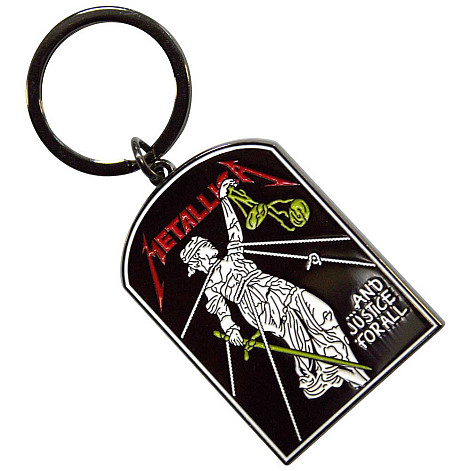 Metallica keychain 50 mm, And Justice For All Tombstone