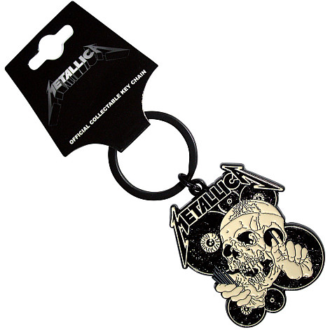 Metallica keychain 50 mm, The Shortest Straw Zinc