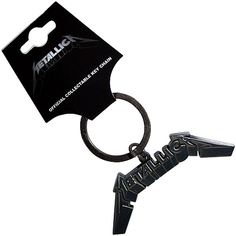 Metallica keychain 65 mm, 3D Logo Zinc