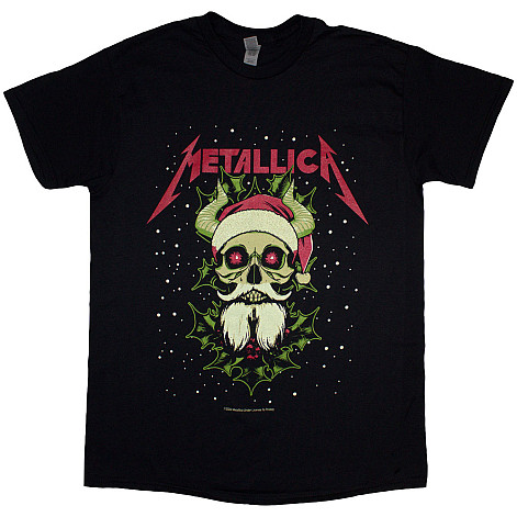 Metallica t-shirt, Santa Horns Black, men´s