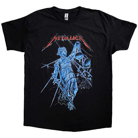 Metallica t-shirt, Blue Justice Black, men´s