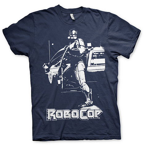 Robocop t-shirt, Robocop Poster Navy, men´s