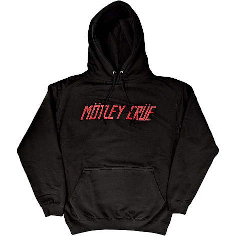 Motley Crue mikina, Distressed Logo Black, men´s