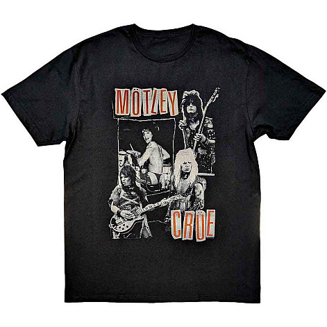 Motley Crue t-shirt, Vintage Punk Collage Black, men´s