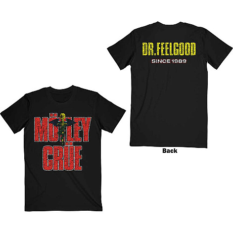 Motley Crue t-shirt, Dr Feelgood Since 1989 BP Black, men´s