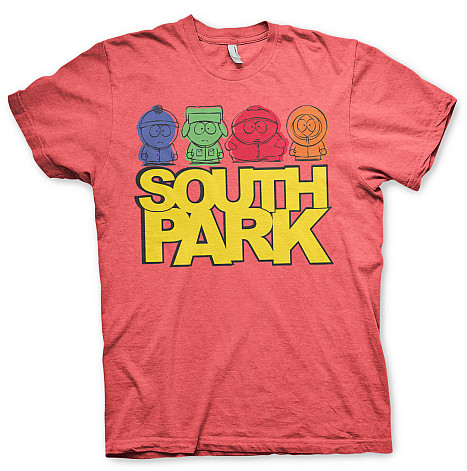 South Park t-shirt, Sketched Red Heather, men´s