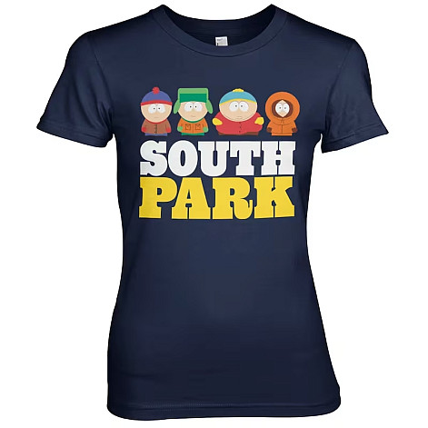 South Park t-shirt, South Park Girly Navy, ladies