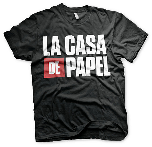 La Casa De Papel t-shirt, Logo Black, men´s