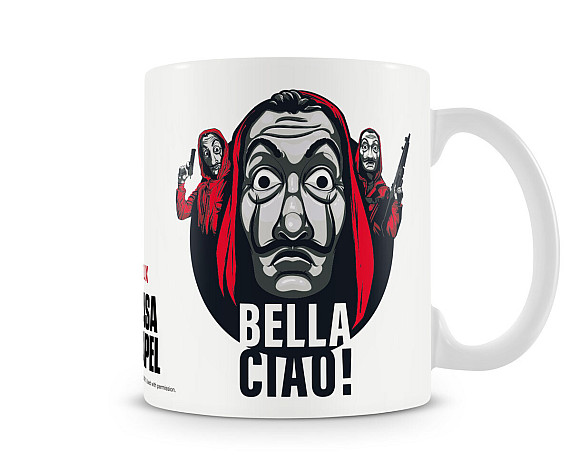 La Casa De Papel ceramics mug 250ml, Bella Ciao!