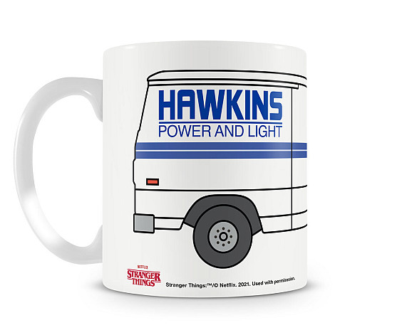 Stranger Things ceramics mug 250 ml, Hawkins Power And Light Van