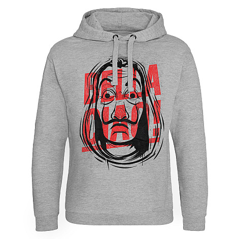 La Casa De Papel mikina, Bella Ciao Hoodie Grey, men´s