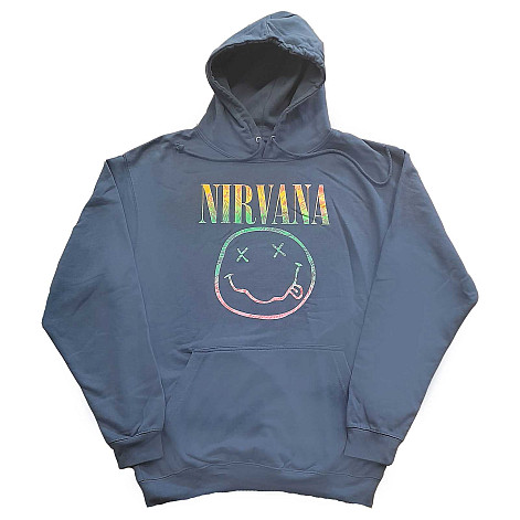 Nirvana mikina, Sorbet Ray Smiley Turquoise Blue, men´s